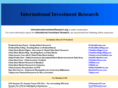 internationalinvestmentresearch.org