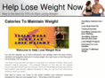 helploseweightnow.net