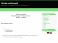 words-on-demand.com