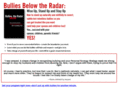 bulliesbelowtheradar.com