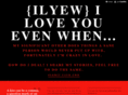 iloveyouevenwhen.com