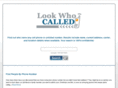 lookwhocalled.com