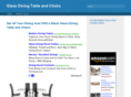 glassdiningtableandchairs.com
