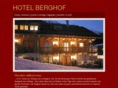 hotelberghof.info