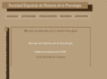 revistadehistoriadelapsicologia.org