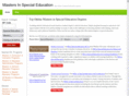 mastersinspecialeducation.org