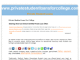 privatestudentloansforcollege.com