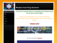 wisdomfromkingsolomon.com