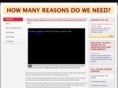 howmanyreasons.com