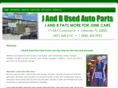 jandbusedautoparts.com