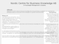 cbknordic.com