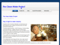 cleanwaterproject.com