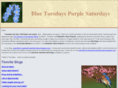 bluetuesdayspurplesaturdays.com