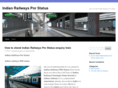 indianrailwayspnrstatus.com