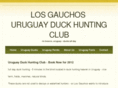 uruguayduckhuntingclub.com