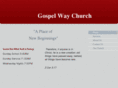 gospelwaychurch.com