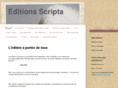 editions-scripta.com