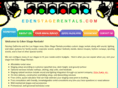 edenstagerentals.com