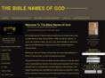 thebiblenamesofgod.com