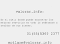 valorar.info