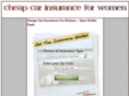 cheapcarinsurancewomen.org