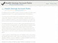 healthsavingsaccountrules.net