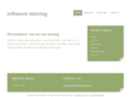 robinsontutoring.com