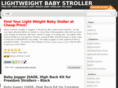 lightweightbabystroller.com