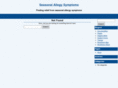 seasonalallergysymptoms.org