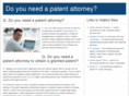 doyouneedapatentattorney.com