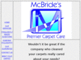 mcbridespremiercarpetcare.com