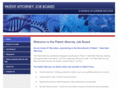 patentattorneyjobboard.com