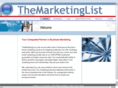 themarketinglist.net