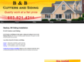 bandbguttersandsiding.com
