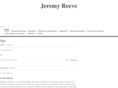 jeremyreeve.com