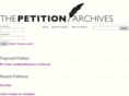 petitionarchives.org