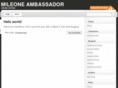 mileoneambassador.com