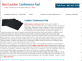 bestleatherconferencepad.com