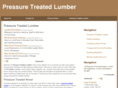 pressuretreatedlumber.org