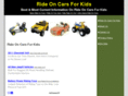 rideoncarsforkids.com