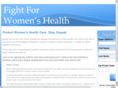 fightforwomenshealth.com