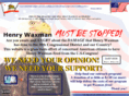 waxmanmustbestopped.com