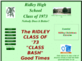 ridleyclassof73.com
