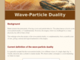 wave-particle-duality.com