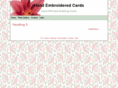 handembroideredcards.com