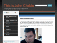 johnchablo.com