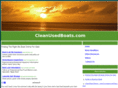 cleanusedboats.com