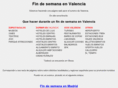 findesemanaenvalencia.org