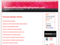 personalassistantemployment.com