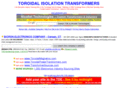 toroidalisolationtransformers.com